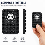Football Pattern Magnetic Suction Cup Phone Mount Compatible with MagSafe Case Silicone Sticky Grip Holder