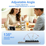 2 in 1 Magnetic Suction Phone Stand Suction Cups Silicone Foldable Ring Phone Grip Holder Compatible with MagSafe
