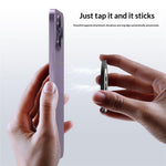 Magnetic Ring Stand 360° Rotation Foldable Finger Grip Dual-Axis Zinc Alloy Phone Kickstand