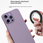 Magnetic Ring Stand 360° Rotation Foldable Finger Grip Dual-Axis Zinc Alloy Phone Kickstand