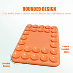 Magnetic Phone Stand Suction Cup Silicone Phone Holder for Car Desktop Glass Surface