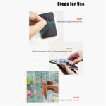 Magnetic Phone Stand Suction Cup Silicone Phone Holder for Car Desktop Glass Surface