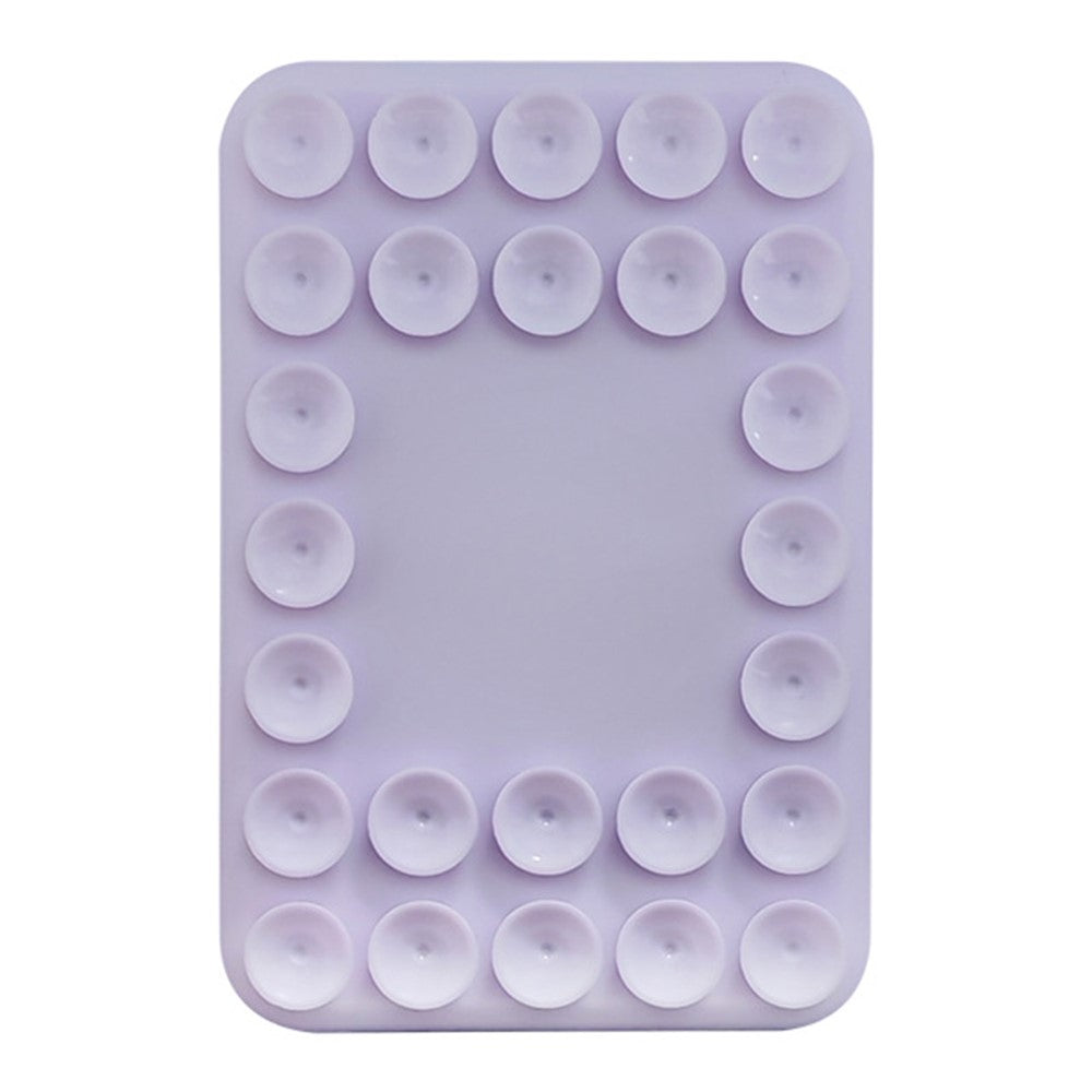 Magnetic Phone Stand Suction Cup Silicone Phone Holder for Car Desktop Glass Surface