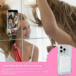 Silicone Suction Cup Magnetic Phone Mount Foldable Kickstand for Smooth Surface Desktop