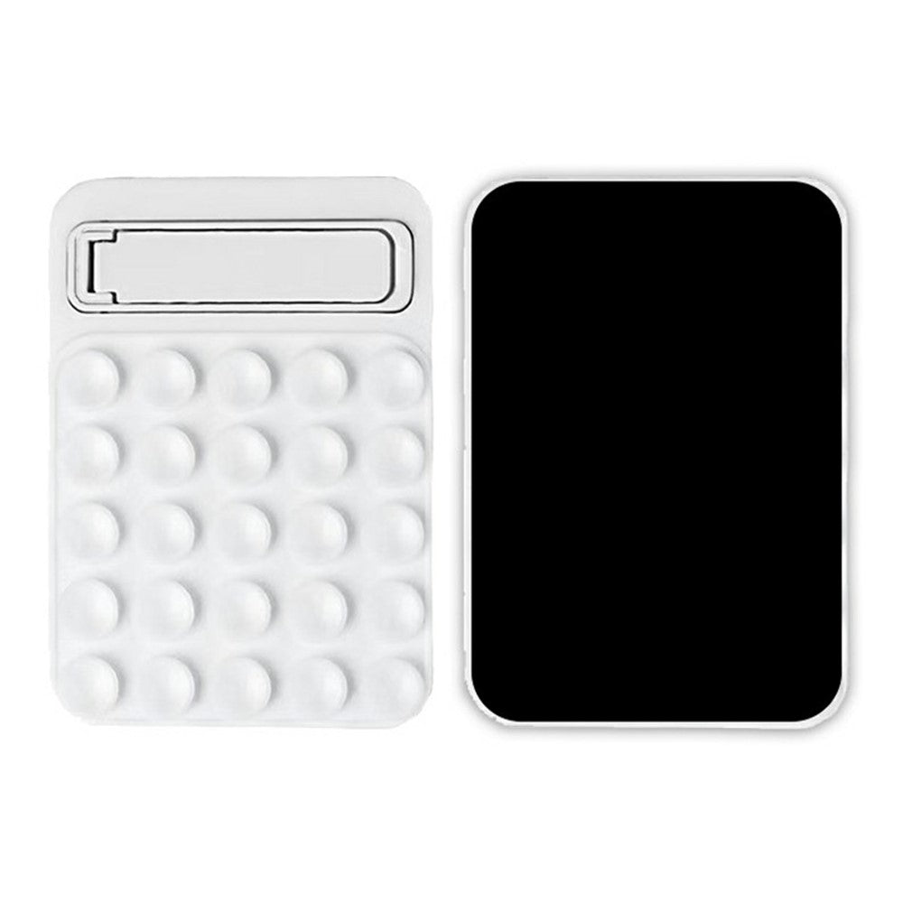 Silicone Suction Cup Magnetic Phone Mount Foldable Kickstand for Smooth Surface Desktop
