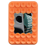 Silicone Suction Cup Magnetic Phone Mount Mirror with Magnetic Ring Sheet