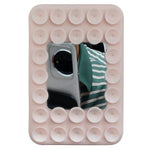 Silicone Suction Cup Magnetic Phone Mount Mirror with Magnetic Ring Sheet