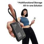 ESSAGER ES-OTG40 6-in-1 Adapter Kit with 60W Fast Charging Cable SIM Card Storage Kit and Phone Stand