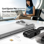 ESSAGER ES-OTG40 6-in-1 Adapter Kit with 60W Fast Charging Cable SIM Card Storage Kit and Phone Stand