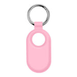 For Samsung Galaxy SmartTag 2 Holder Case Scratch Resistant Silicone Protective Cover with Carabiner