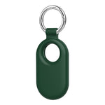 For Samsung Galaxy SmartTag 2 Holder Case Scratch Resistant Silicone Protective Cover with Carabiner