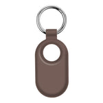 For Samsung Galaxy SmartTag 2 Holder Case Scratch Resistant Silicone Protective Cover with Carabiner