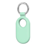 For Samsung Galaxy SmartTag 2 Holder Case Scratch Resistant Silicone Protective Cover with Carabiner