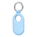 For Samsung Galaxy SmartTag 2 Holder Case Scratch Resistant Silicone Protective Cover with Carabiner