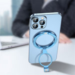 Foldable Magnetic Kickstand Zinc Alloy Phone Finger Ring Holder Stand