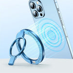 Foldable Magnetic Kickstand Zinc Alloy Phone Finger Ring Holder Stand
