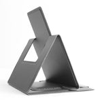 Ultra-Thin Foldable Cell Phone Holder PU Leather Phone Desktop Stand