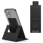 Ultra-Thin Foldable Cell Phone Holder PU Leather Phone Desktop Stand