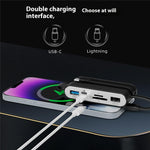 NK1058 3-in-1 USB 3.0 + USB-C + iP to SD / TF Card Reader USB Splitter Adapter for Mouse Keyboard