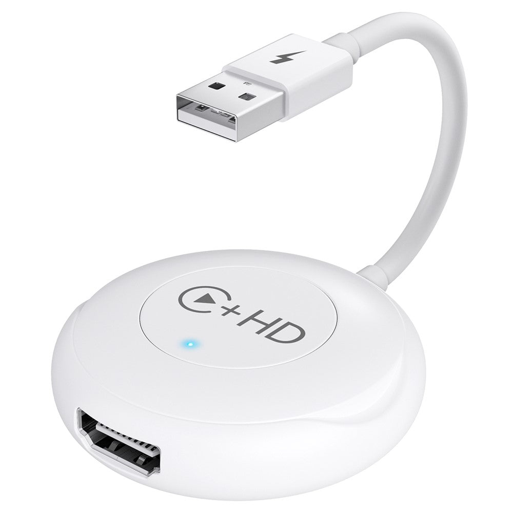 020-6-1 USB Plug CarPlay-adapter med HD hunport trådløs medieafspiller til iPhone