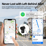 F08 Smart Tracker Round Shape Item Anti-Lost Mini Global Finder for iOS Only
