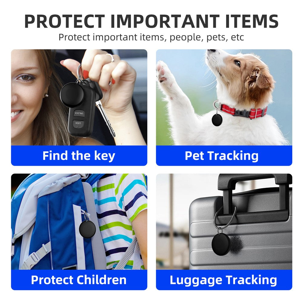 F08 Smart Tracker Round Shape Item Anti-Lost Mini Global Finder for iOS Only