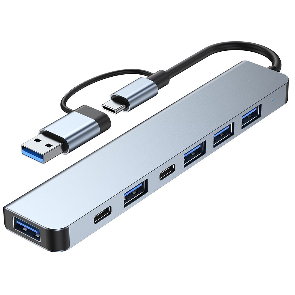 2217TU 7-i-1 Laptop Tablet USB Hub Udvidelsesdock USB 3.0 / USB-C Multi-Port Adapter