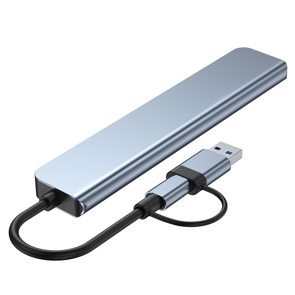 2217TU 7-i-1 Laptop Tablet USB Hub Udvidelsesdock USB 3.0 / USB-C Multi-Port Adapter