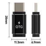 Female iP to Male Type-C Adapter Charging / Microphone Converter for Type-C Phones / Tablets