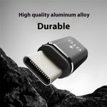 Female iP to Male Type-C Adapter Charging / Microphone Converter for Type-C Phones / Tablets