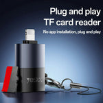 YESIDO GS38 8Pin TF Card Reader 480Mbps Transfer Speed Portable Memory Card Reader