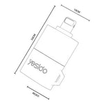 YESIDO GS38 8Pin TF Card Reader 480Mbps Transfer Speed Portable Memory Card Reader