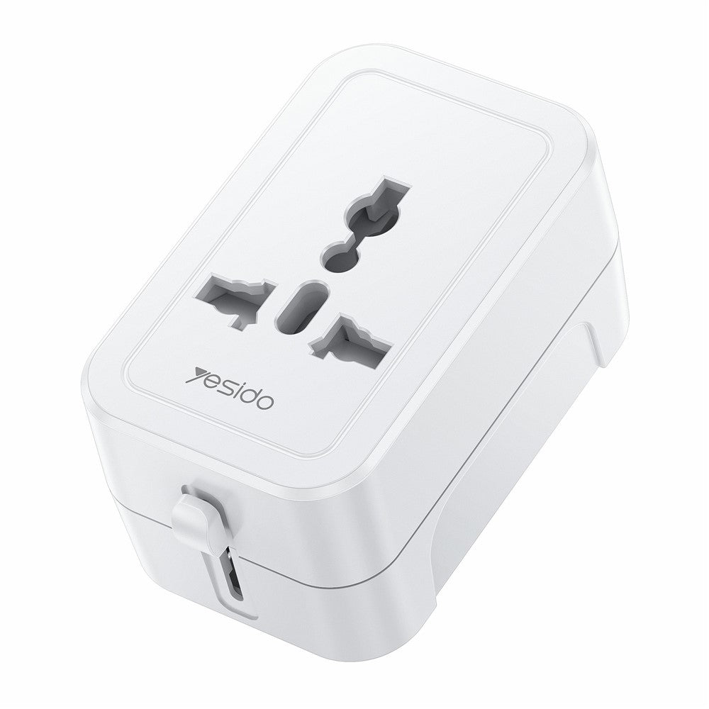 YESIDO MC32 Universal Travel Adapter Multi-Nation Compatibility 1380W Global Plug Converter