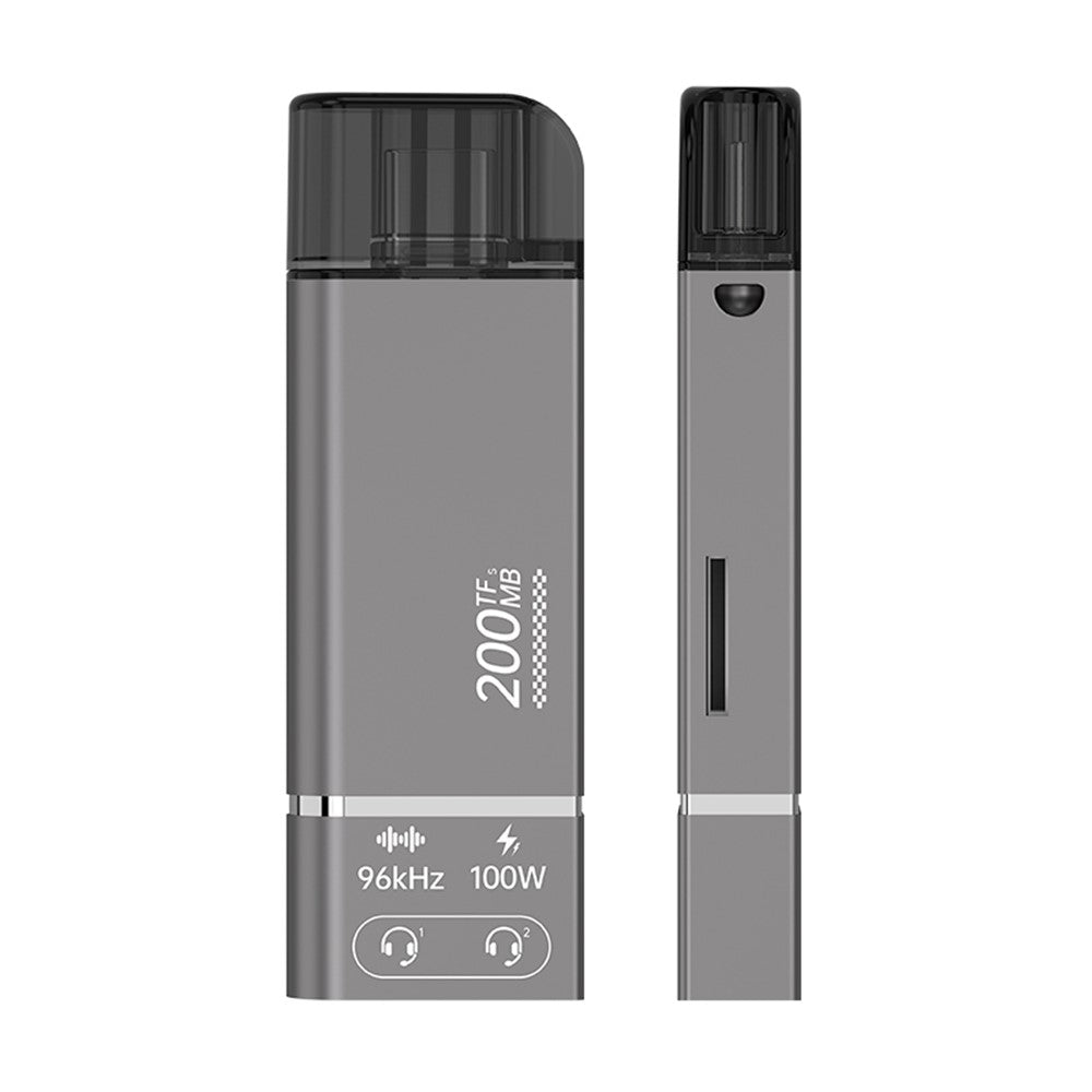 Type-C to TF + 3.5mm + Type-C PD 100W Charging 3 in 1 Card Reader with DAC Chip
