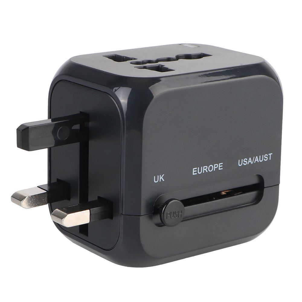 PD 20W Universal Travel Adapter UK / EU / US Plug Dual USB + PD 20W Charging International Charger