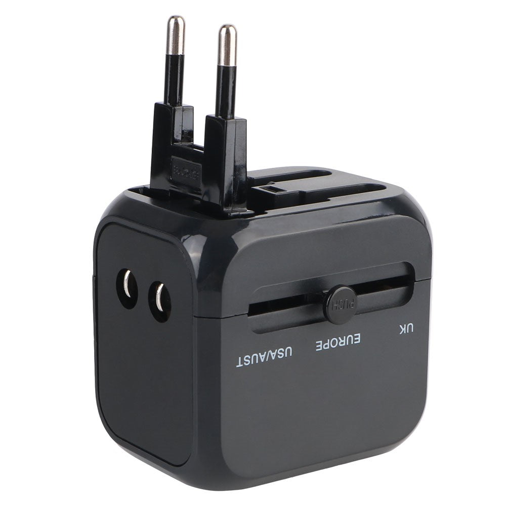 PD 20W Universal Travel Adapter UK / EU / US Plug Dual USB + PD 20W Charging International Charger
