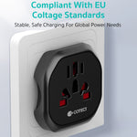 COTECI USA / UK / EU Stik til Universal Adapter Bærbar Strømkonverter til Global Rejse