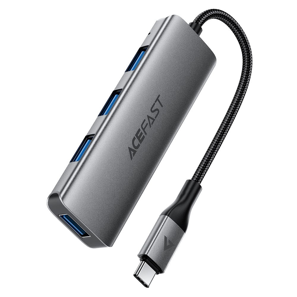 ACEFAST J15 4 in 1 USB-C Hub 5Gbps High Speed Data Transfer USB 3.0 Docking Station Plug and Play
