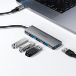 ACEFAST J15 4 in 1 USB-C Hub 5Gbps High Speed Data Transfer USB 3.0 Docking Station Plug and Play