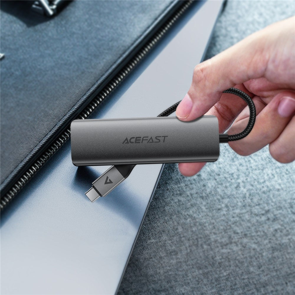 ACEFAST J15 4 in 1 USB-C Hub 5Gbps High Speed Data Transfer USB 3.0 Docking Station Plug and Play