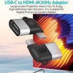 COTECI 87615 USB-C to HD 4K 30Hz Adapter Aluminum Alloy Converter for Laptop Phone