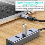 COTECI 87617 USB-C to USB-A OTG Adapter Aluminum Alloy Connector for Phone Tablet Laptop