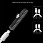 PH03 Foldable Phone Stand with Type-C to iP (5-14) Adapter 60W PD Fast Charging Gaming Phone Holder for iPhone iPad Android