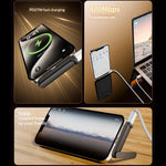 PH-02 Foldable Phone Stand with iP (5-14) to Type-C Adapter 27W PD Fast Charging Data Transfer Gaming Phone Holder
