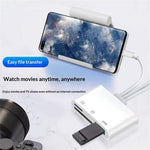 103TPro 3 in 1 Type-C / iP / USB-A Adapter SD TF Card Reader for iPhone iPad MacBook Samsung