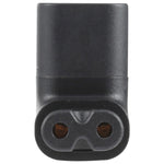 C7 to C8 Right Angle AC Power Socket Adapter