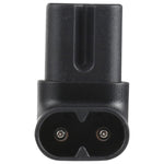 C7 to C8 Right Angle AC Power Socket Adapter