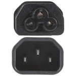 C5 to C14 AC Power Plug Adapter Converter Socket