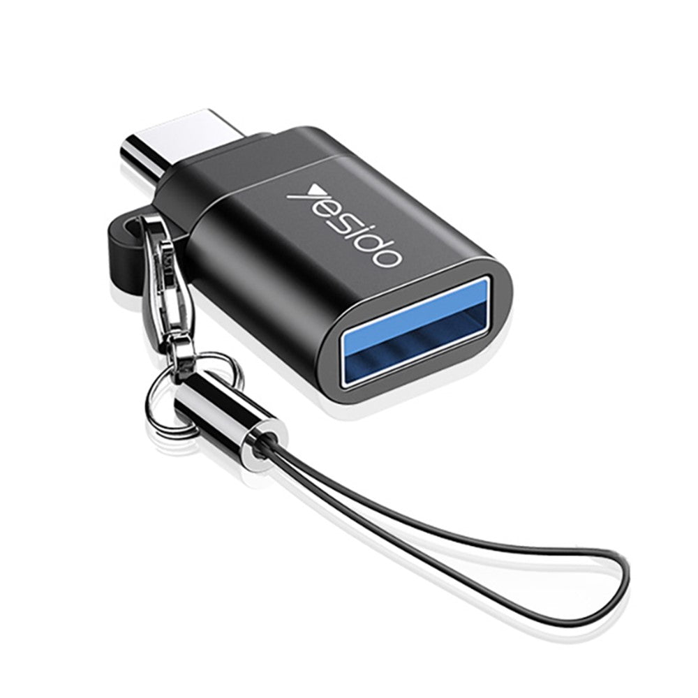 YESIDO GS06 Portable Type-C to USB OTG Connector Adapter with Keychain