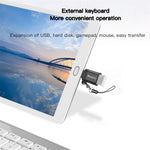 YESIDO GS06 Portable Type-C to USB OTG Connector Adapter with Keychain